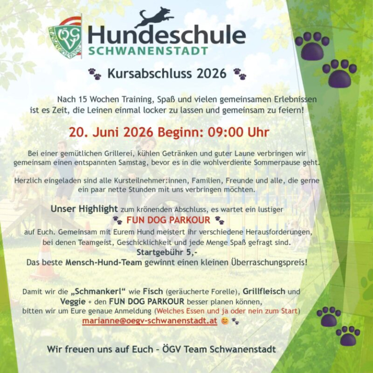 Kursabschluss Sommer 2026
